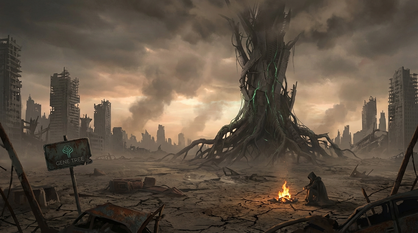 Gene Tree wasteland concept art